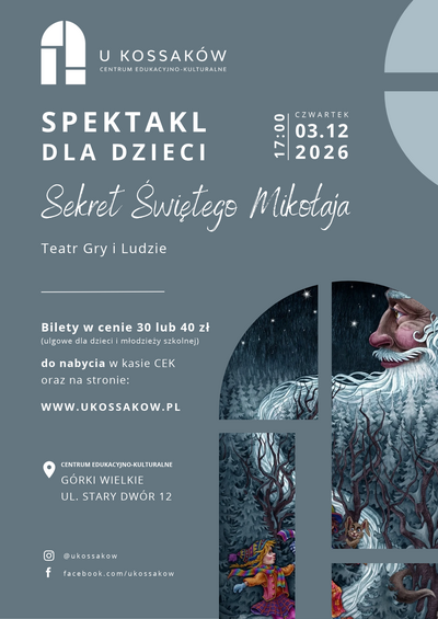 Plakat wydarzenia:  Spektakl - Sekret Świętego Mikołaja