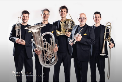 Plakat wydarzenia:  Koncert Alp Penta Brass Band - Szwajcaria 